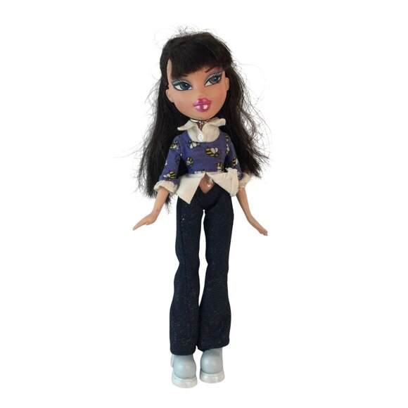Mga Other - Vintage MGA Bratz Jade Doll with Bumble Bee Shirt Pants Boots 2001